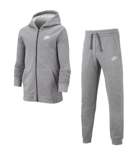 nike air jogginganzug grau|Graue Trainingsanzüge .